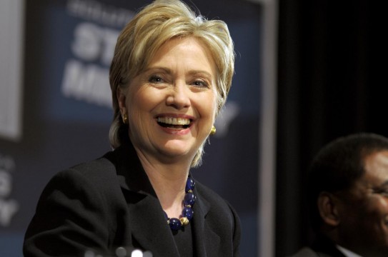 Editorial-Use-Hillary-Clinton-Laugh